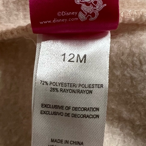 Minnie Mouse toddler jacket hoodie - Picture 6 of 7